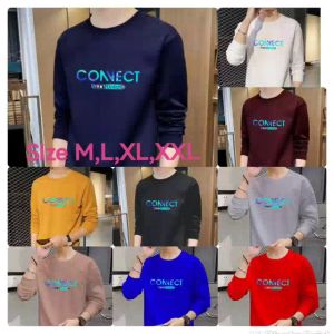 Diskon Spesial Sweater Keren Crewneck Elegan Kaos Pria Trendy Sweatshirt Kasual Sweter Baju Connect