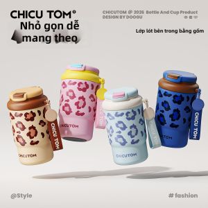 CHICU TOM | Cốc Cách Nhiệt Nhỏ Gọn Thời Trang