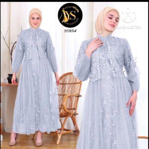 Gamis YESAYA Wanita Dewasa Mewah Full BORDIR Busui FRIENDLY Terbaru