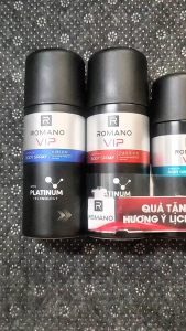 Combo Romano VIP Vision – Xịt 150ml + Lăn 50ml + Nước Hoa Mini 18ml