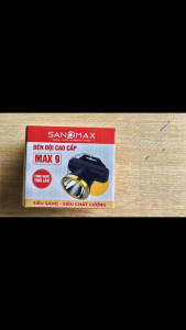 Đèn Đội Đầu Mini Siêu Sáng SANOMAX MAX9 Nhỏ Gọn Tiện Dụng (Bảo hành đổi mới)