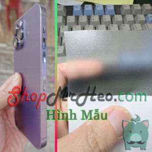 Dán Skin Mặt Sau Lưng Full Viền Xiaomi 14 (Vân Carbon Lụa Hộp Nhám Da Nhôm Xước)
