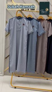 Tabina Jubah Gamis Anak Laki Laki dan Remaja Lengan Pendek Seri Hamzah usia 2 hingga 14 tahun