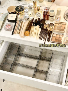 Hộp Đựng Mỹ Phẩm Có Ngăn Kéo Tích Hợp Chổi Trang Điểm Mới Hộp Đựng Đồ Trang Trí Phòng Ký Túc Xá Tách Biệt Đơn Giản Độc Đáo
