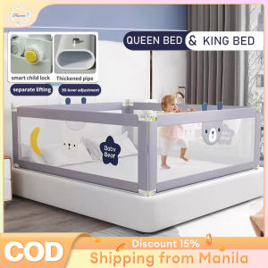 Baby Bed Fence for Baby with Sturdy Steel Safety guardrail Safety Bed a safe & Fall Proof Fence