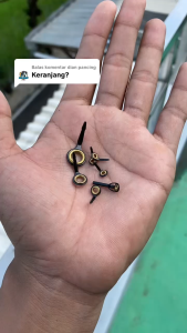 RING SET JORAN UL BLACK GOLD ISI 7 BERKUALITAS HARGA HEMAT