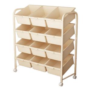 JIAJIESHI | Multi-layer Large Capacity Toy Storage Rack with Wheels