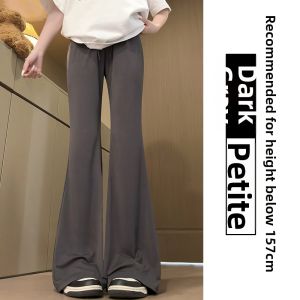 LANMENGYA | Cooling Ice Silk Bell Bottom Pants Flared Trousers