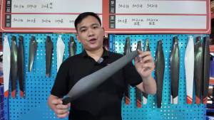 3411 Cánh Quạt Máy Bay Không Người Lái Gấp Gọn Bằng Sợi Carbon Pha Nhựa CW CCW Tương Thích Với Hệ Thống Năng Lượng Hobbywing X9 Phụ Kiện Máy Bay Không Người Lái