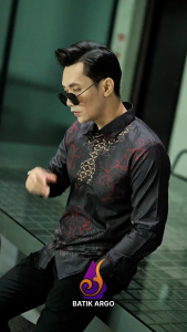 BATIK ARGO Wisnu Kemeja Batik Pria Slimfit Lapis Furing Lengan Panjang