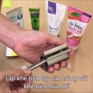 Dụng cụ bóp lấy kem đánh răng bằng Inox kẹp vặn tuýp kem tận dụng hết các loại kem gel bột nhão đựng trong ống nhựa ống kẽm giúp tiết kiệm dùng đến hết -  Shop Tiện Ích Vượt Trội