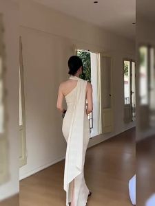 Luxury Hollow Out Glitter Knit Off-Shoulder Mermaid Long Dress