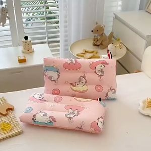 Soft Kid Cotton Pillow Sleeping Pillows Washable Bantal Kapas Budak Bayi Bantal Infant Baby Prevent Flat Head Pillow