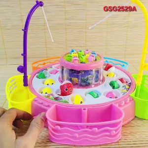 [Rẻ vô địch] Bộ Đồ Chơi Câu Cá Hộp Câu Cá Pin 2 Tầng Dành Cho Bé GSG2529A ️🛒️🛒️🛒