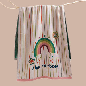 Pure Cotton Absorbent Bath Towel Home Use Male Female Children Special Large Size All Cotton Gauze Bath Towel for Bathing