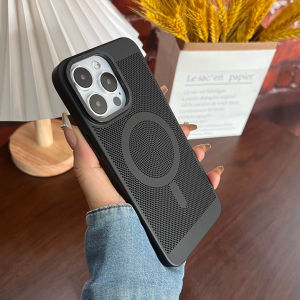 Ốp điện thoại 3in1 Magsafe IP68 - Từ tính tản nhiệt - Viền Camera Kim loại - Ốp chống bụi thoáng khí cho iPhone 13 Promax 14 Promax 15 Pro 15 Promax