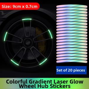 Night Reflective Safety Decal for Bicycle Wheels