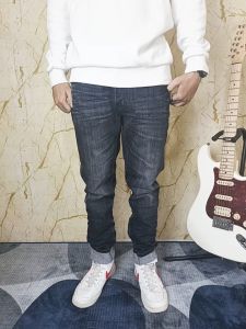 Celana Panjang Jeans Pria Dewasa Keren Bahan Melar Tebal Premium Exman Denim EXM05