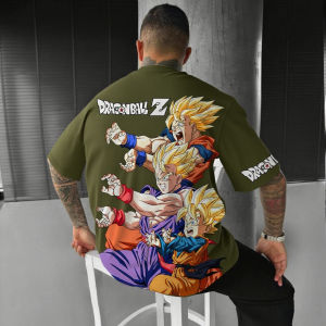 Bandai | Dragon Ball Z Super Saiyan Men Women T Shirt Anime Graphic Tee Streetwear Summer Tops Casual Short Sleevet Oversized Y2k Clothes