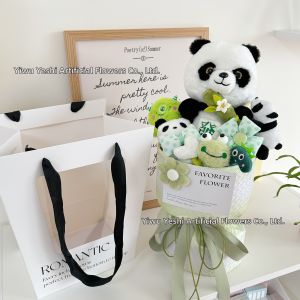 Creative Plush Panda Toy Flower Bouquet Gift