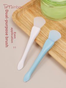 Brainbow | Silicone Dual-ended Brush for Clay Masks with Spatula
