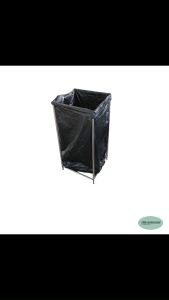 CMS ที่แขวนถุงขยะ แบบพับได้ ขนาด 15*15 นิ้ว สูง 30 นิ้ว แขวนถุงดำขนาด 30*40 นิ้ว. ความจุ80-85ลิตร.