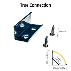 45 Degree Oblique Beam V Type LED Aluminum Profile PC Diffuser Ceiling Flush Mount Drywall Corner Channel Light