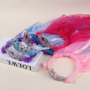 Vương Miện Hoa Phụ Kiện Tóc Công Chúa Cho Bé Gái Trang Phục Biểu Diễn Mũ Vương Phụ Kiện Tiệc Sinh Nhật Cho Bé Gái Phụ Kiện Tóc