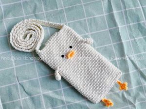 Túi điện thoại Iphone Samsung bằng len cao cấp