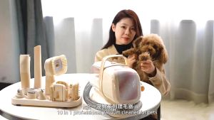 KEMEI KM-CW2098 Grooming Pet Penyedot Bulu dan Vacuum Cleaner Cukur Anabul