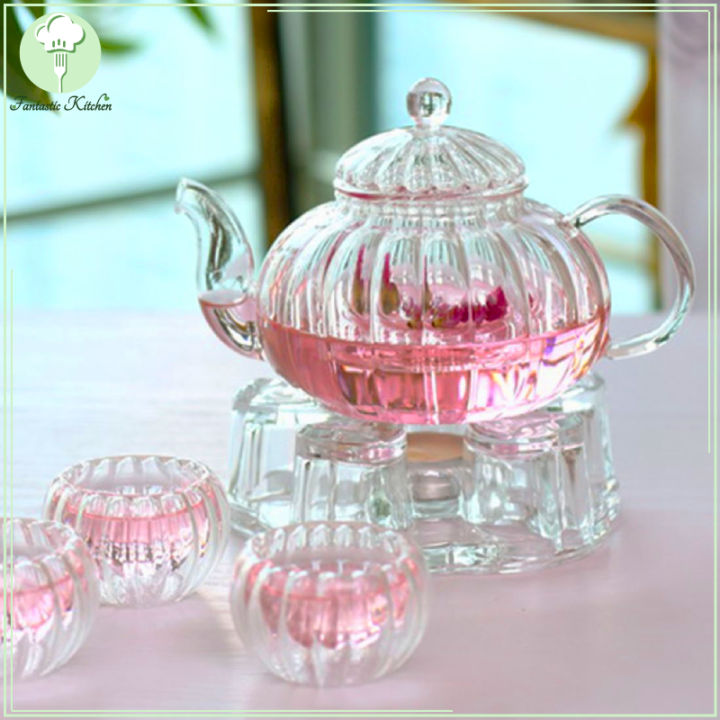 Premium Quality Heat-Resistant High Borosilicate Glass Teapot Glass ...