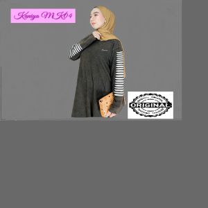 Kaniya mk04 - Combinasi DTF Long Tunik Bahan Combed 20s Adem Dingin Lembut motif Warna Terbaru 2022 Kekinian Viral Dress Baju Long Tunik Wanita Trendy Style Korea Gamis Dewasa Import Murah Meriah Promo Pusat Grosir Fashion Muslim Gratis Ongkir BISA COD