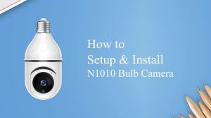360° Pan/Tilt  Tracking Wifi Bulb Camera 3MP Wireless Security Camera Audio Video Recorder Human Detection Bulb Security Camera