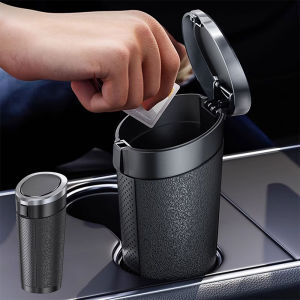 Portable Trash Bin for ISUZU D-MAX MU-X Panther X-pander Rodeo Stylus I II WFR Van NFR ATV Trooper Cars Waterproof Cup-Shaped Trash Storage Bin