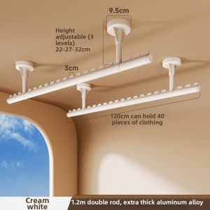 MINGZHI | Ceiling Mounted Fixed Side Installation Drying Rack