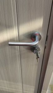 Khóa Tay Gạt Phân Thể A1228STL Split Inox 304 Lắp Cửa Nhựa Gỗ Composite cửa nhôm