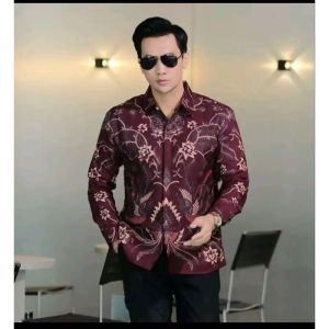 KEMEJA BATIK PRIA LENGAN PANJANG-baju batik pria terbaru 2024 new motif TERBARUTERMURAH&TERLARIS