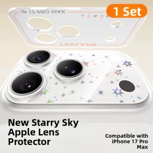 LINGKEN | Scratch Resistant Explosion Proof Fully Clear Camera Protector Film for iPhone 17 Pro/Pro Max