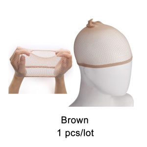Stretchable Elastic Mesh Wig Cap Nylon Hair Net Fashion Weaving Wig Caps for Women New Hairnets for Wig Making