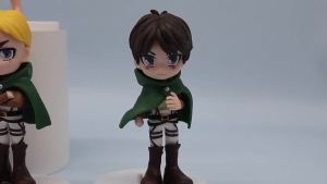 Bandai | Attack on Titan Eren Yeager Mikasa Ackerman anime character figure personality handsome decorative ornament model boy gift