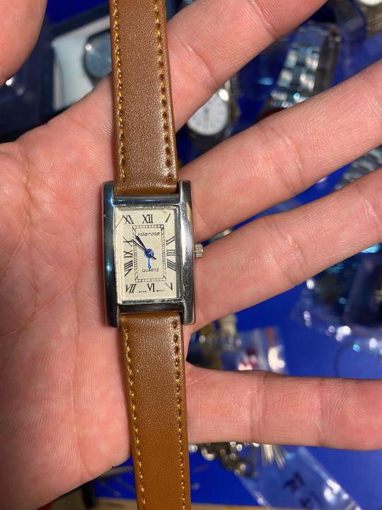 Wrist Watch Vitaroso Quartz Japan Movt Vintage Vitaroso Square