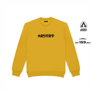 Aerostreet Crewneck Deluxe Kuning Sweater Sweatshirt BBAAA