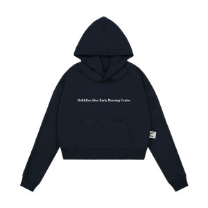 Bellkenidea Heavy Weight 440G Hooded Pullover Letter Print Profile Loose Sweater Mens and Womens Fashion