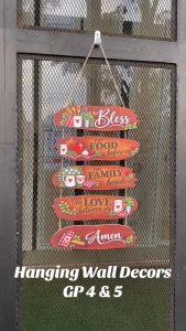 Bless Home Sweet Home Wooden Wall Hanging Sign Set with Rope Kitchen Decor GP
