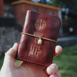 New Original Multifunctional Leather Mini Wallet Card Storage Bag Large Capacity 20 Cards Documents Portable Small Bag