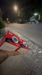 Lampu Tembak LED Laser D3 Putih Kuning Model Pesawat - Di Jamin Terang