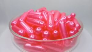 100pcs Size 00 Pearl Fuchsia Pink Color OSPA High Quality Empty Gelatin Capsule
