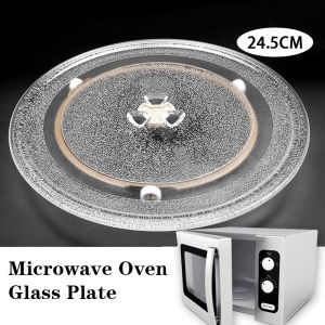 24.5cm Univeral Microwave Oven Glass Turntable Plate Y Type Oven Glass Turntable Tray