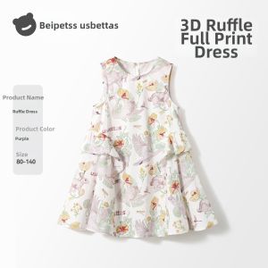 Usbettas | Summer Cotton Girl Dress Sleeveless