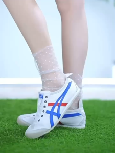 2025 Original Tiger Shoes Mexico 66 Fashion Classic Canvas Shoes Mens Shoes Womens Shoes Lightweight and Comfortable Casual Sports Shoes White/Blue Red